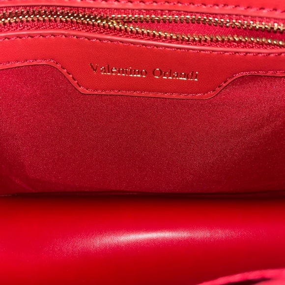 Valentino Orlandi Red Quilted Crossbody Bag - Picture 4 of 7